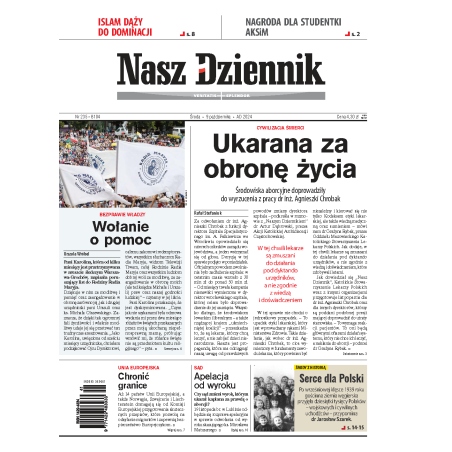Nasz Dziennik z dnia 09.10.2024 wydanie PDF