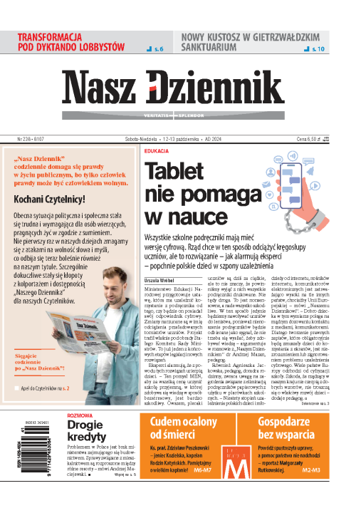 Nasz Dziennik z dnia 12.10.2024 wydanie PDF