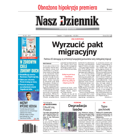 Nasz Dziennik z dnia 17.10.2024 wydanie PDF