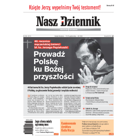 Nasz Dziennik z dnia 19.10.2024 wydanie PDF