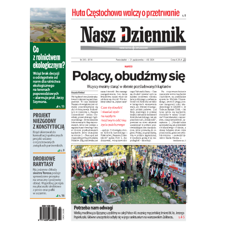 Nasz Dziennik z dnia 21.10.2024 wydanie PDF