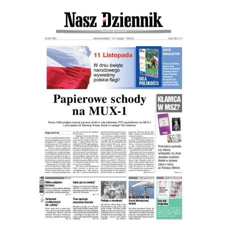 Nasz Dziennik z dnia 09.11.2013 wydanie PDF