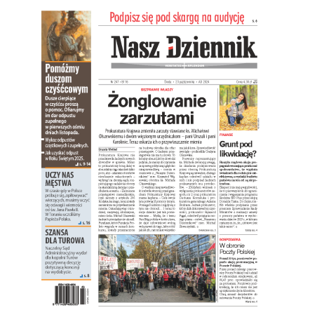 Nasz Dziennik z dnia 23.10.2024 wydanie PDF