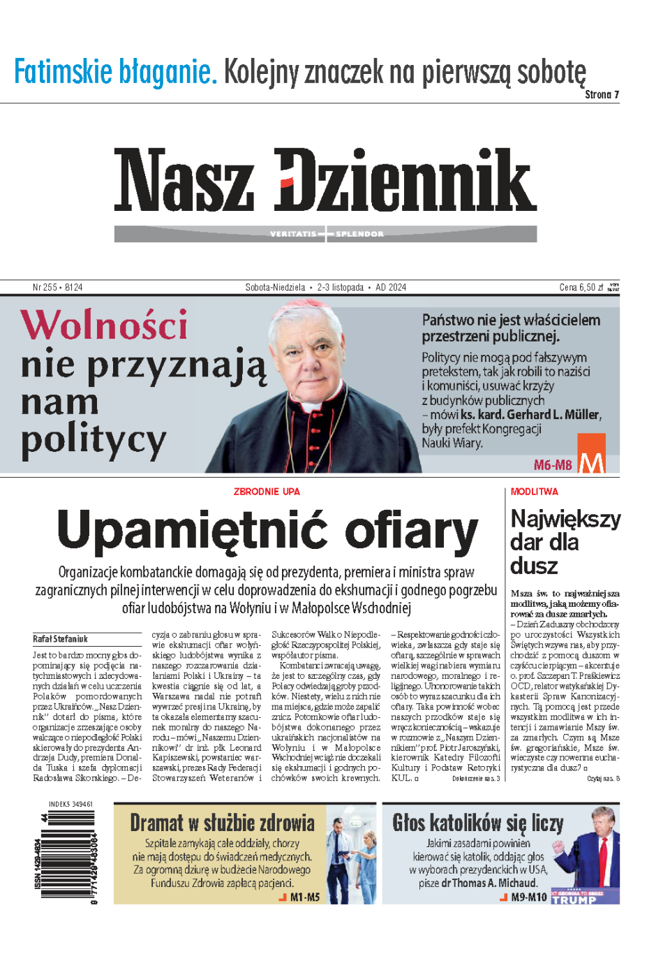 Nasz Dziennik z dnia 02.11.2024 wydanie PDF
