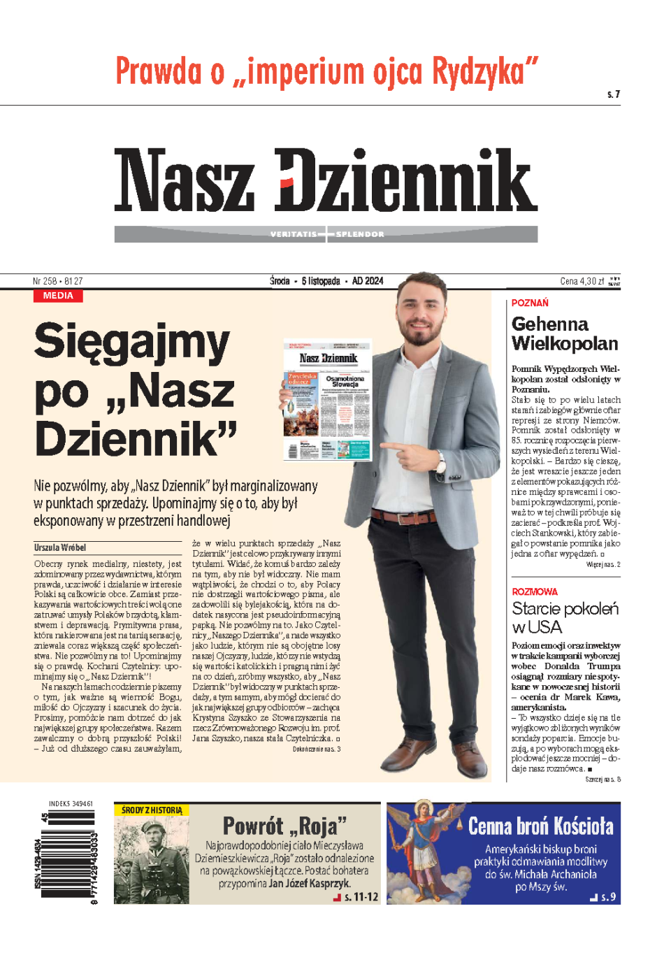 Nasz Dziennik z dnia 06.11.2024 wydanie PDF