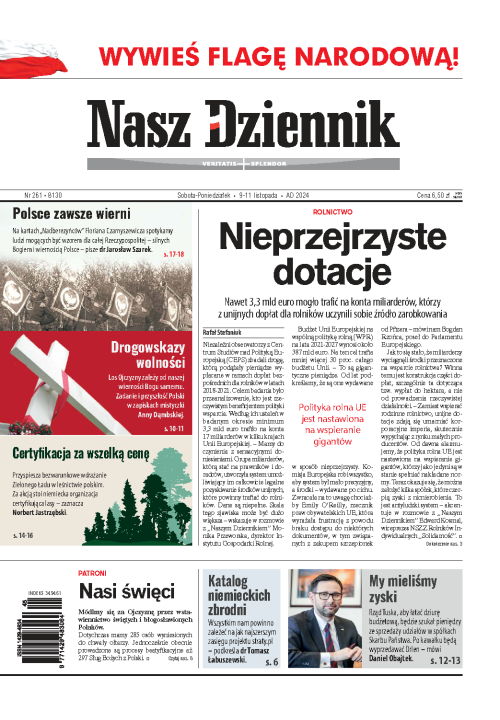 Nasz Dziennik z dnia 09.11.2024 wydanie PDF