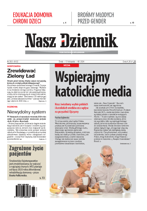 Nasz Dziennik z dnia 13.11.2024 wydanie PDF