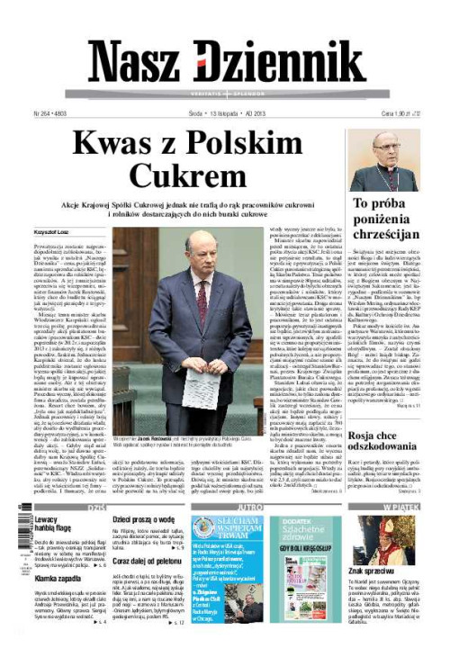 Nasz Dziennik z dnia 13.11.2013 wydanie PDF