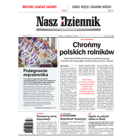 Nasz Dziennik z dnia 19.11.2024 wydanie PDF