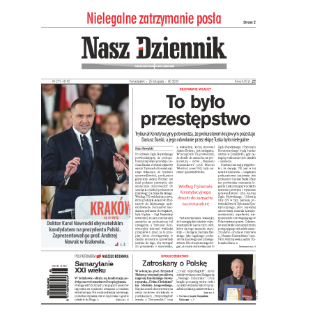 Nasz Dziennik z dnia 25.11.2024 wydanie PDF