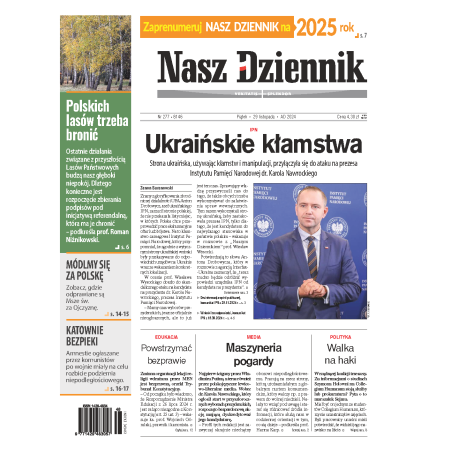 Nasz Dziennik z dnia 29.11.2024 wydanie PDF