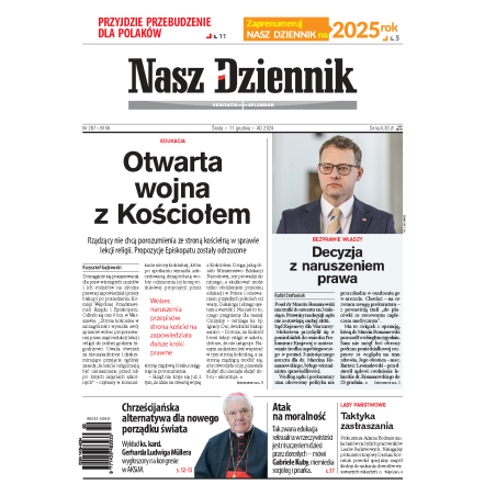 Nasz Dziennik z dnia 11.12.2024 wydanie PDF