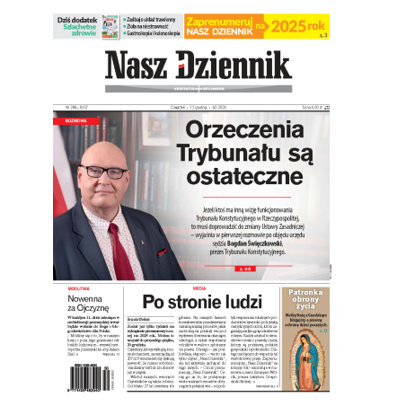 Nasz Dziennik z dnia 12.12.2024 wydanie PDF