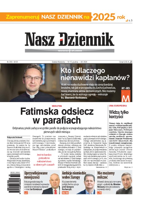 Nasz Dziennik z dnia 14.12.2024 wydanie PDF