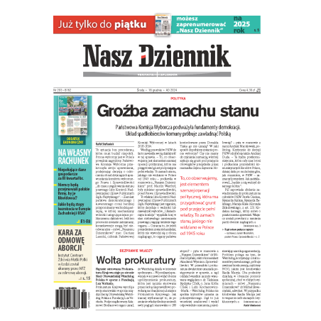 Nasz Dziennik z dnia 18.12.2024 wydanie PDF