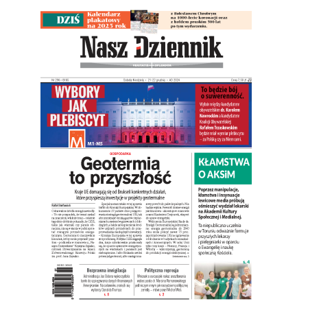 Nasz Dziennik z dnia 21.12.2024 wydanie PDF