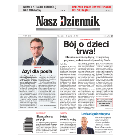 Nasz Dziennik z dnia 23.12.2024 wydanie PDF