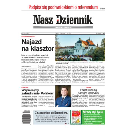 Nasz Dziennik z dnia 27.12.2024 wydanie PDF