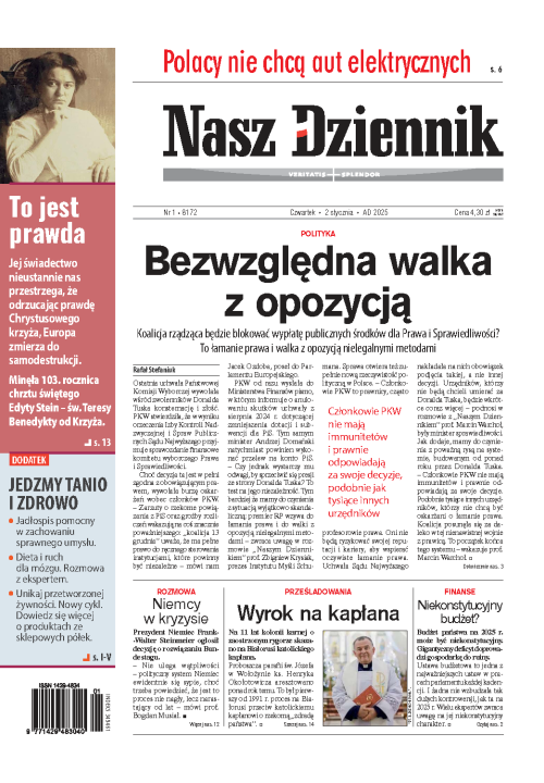 Nasz Dziennik z dnia 02.01.2025 wydanie PDF