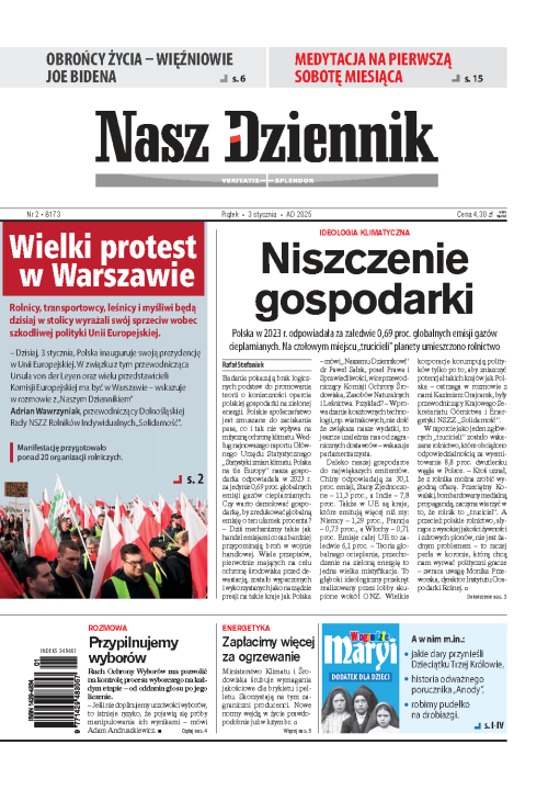 Nasz Dziennik z dnia 03.01.2025 wydanie PDF