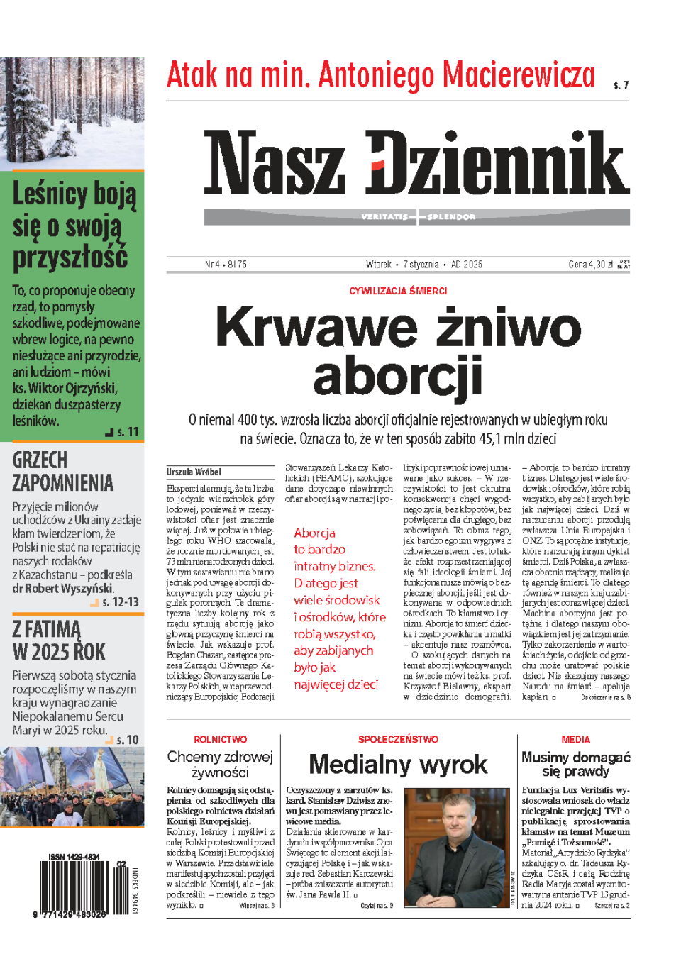 Nasz Dziennik z dnia 07.01.2025 wydanie PDF