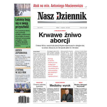 Nasz Dziennik z dnia 07.01.2025 wydanie PDF