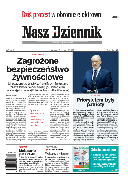 Nasz Dziennik z dnia 09.01.2025 wydanie PDF