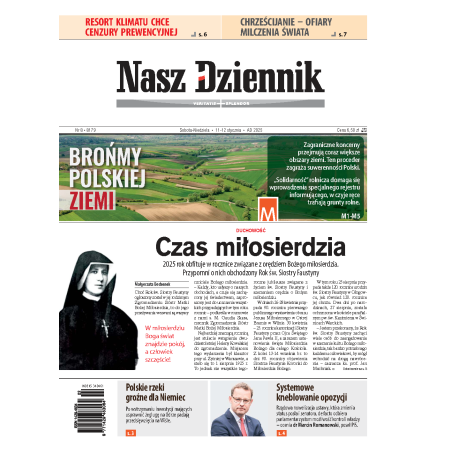 Nasz Dziennik z dnia 11.01.2025 wydanie PDF