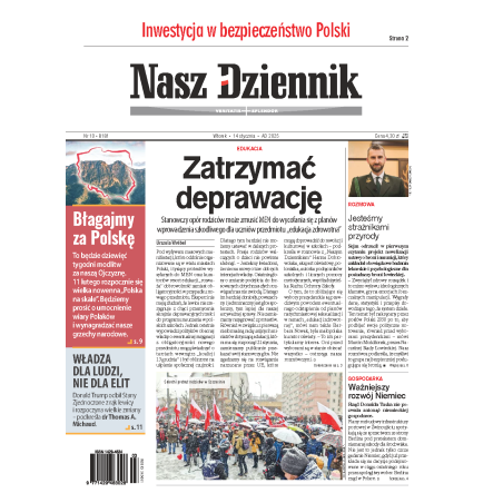 Nasz Dziennik z dnia 14.01.2025 wydanie PDF