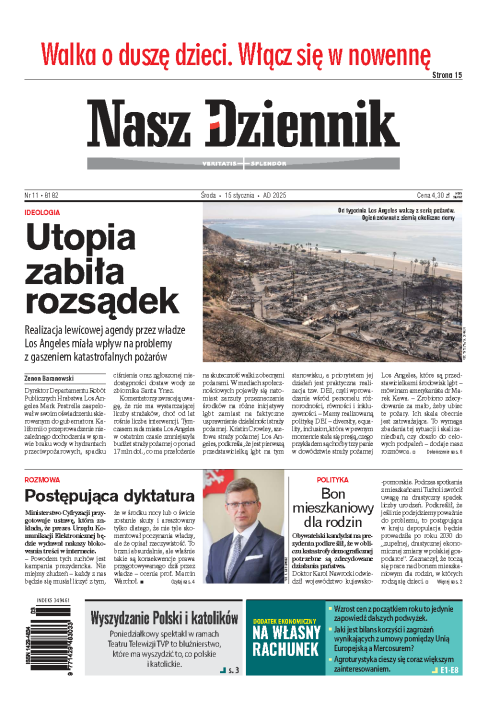 Nasz Dziennik z dnia 15.01.2025 wydanie PDF