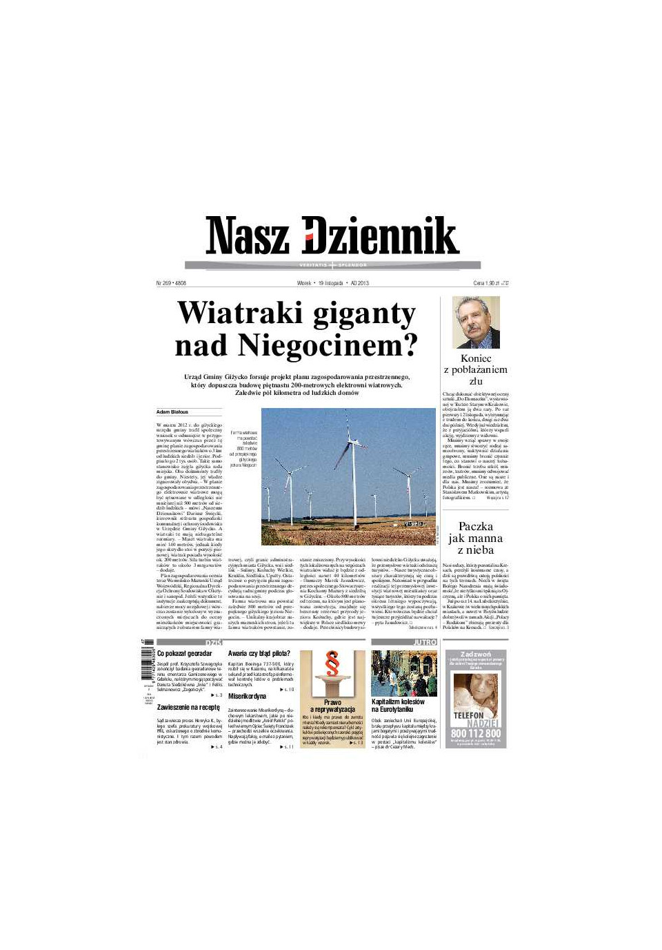 Nasz Dziennik z dnia 19.11.2013 wydanie PDF