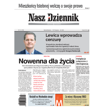 Nasz Dziennik z dnia 18.01.2025 wydanie PDF