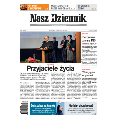 Nasz Dziennik z dnia 20.01.2025 wydanie PDF