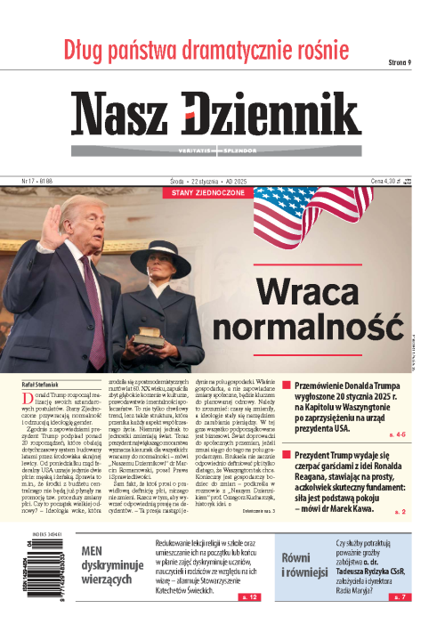 Nasz Dziennik z dnia 22.01.2025 wydanie PDF
