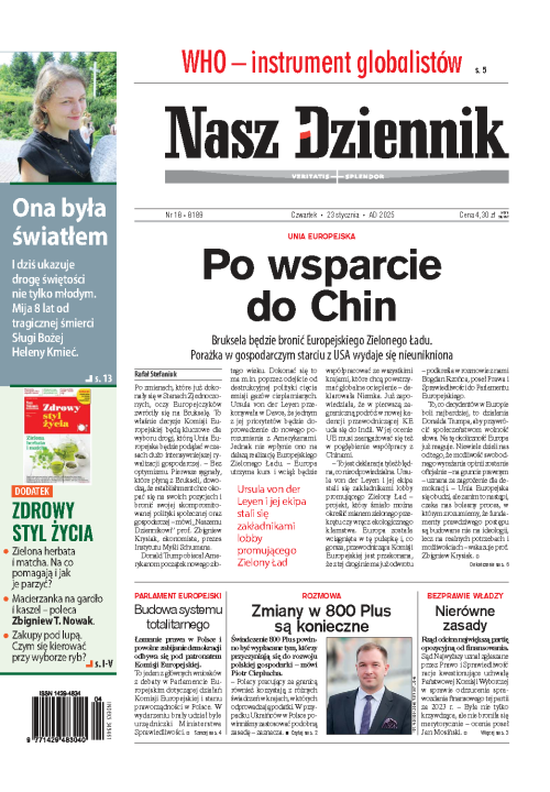 Nasz Dziennik z dnia 23.01.2025 wydanie PDF