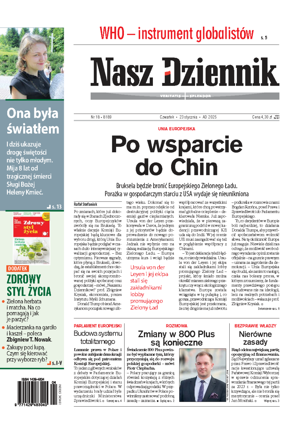 Nasz Dziennik z dnia 23.01.2025 wydanie PDF
