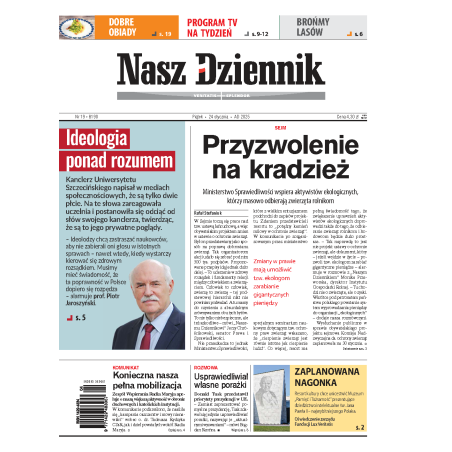 Nasz Dziennik z dnia 24.01.2025 wydanie PDF