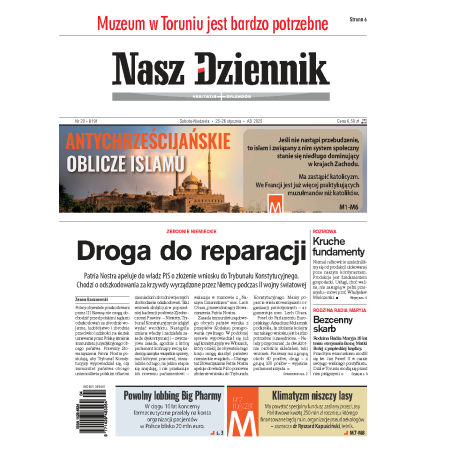 Nasz Dziennik z dnia 25.01.2025 wydanie PDF