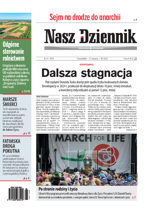 Nasz Dziennik z dnia 27.01.2025 wydanie PDF