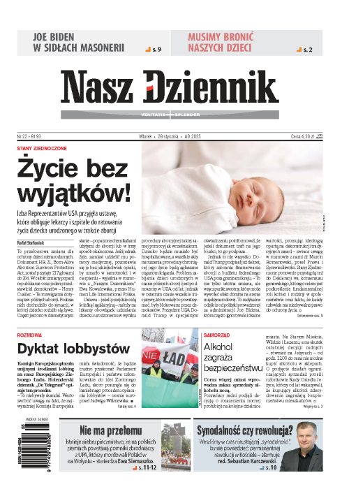 Nasz Dziennik z dnia 28.01.2025 wydanie PDF