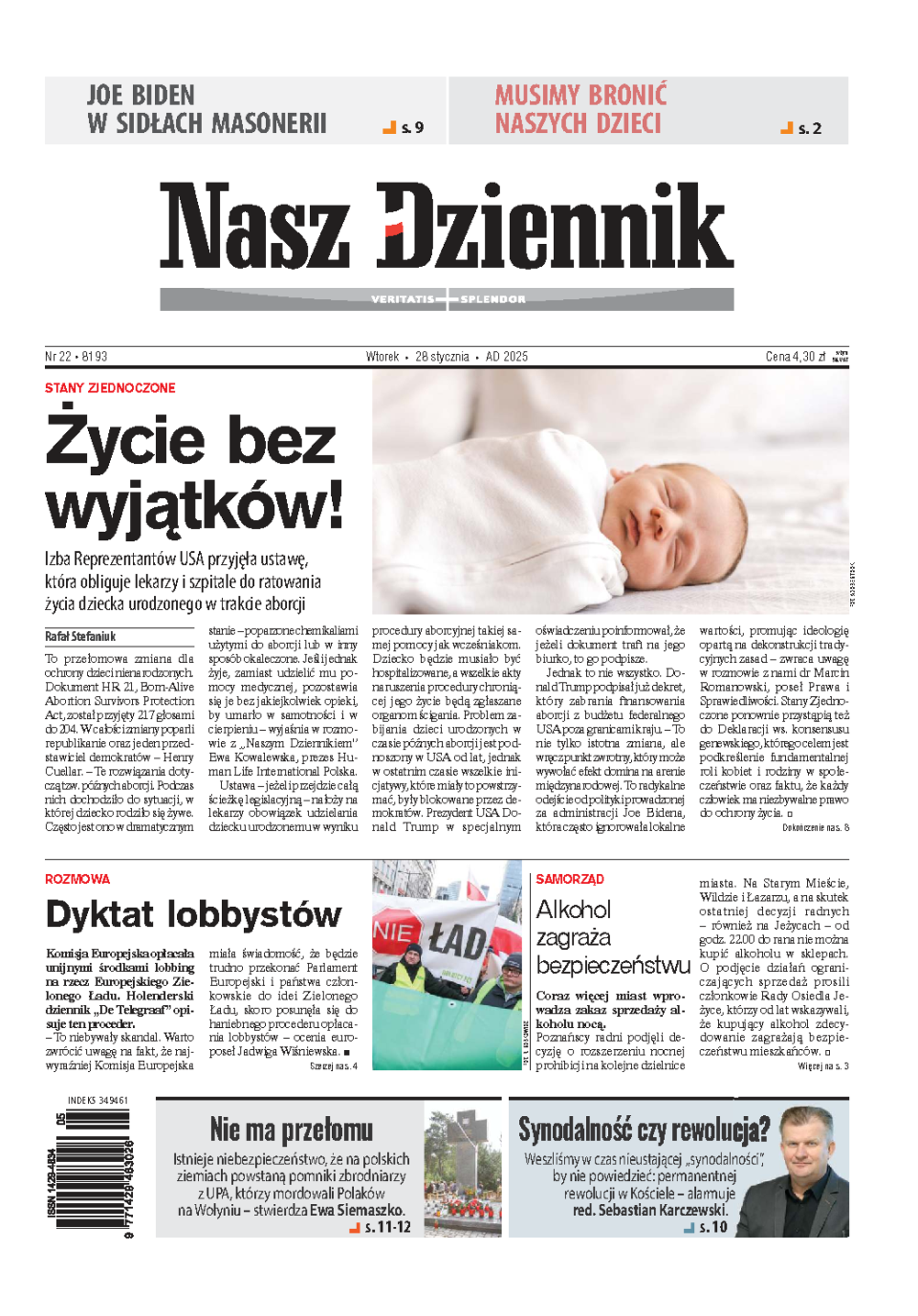Nasz Dziennik z dnia 28.01.2025 wydanie PDF