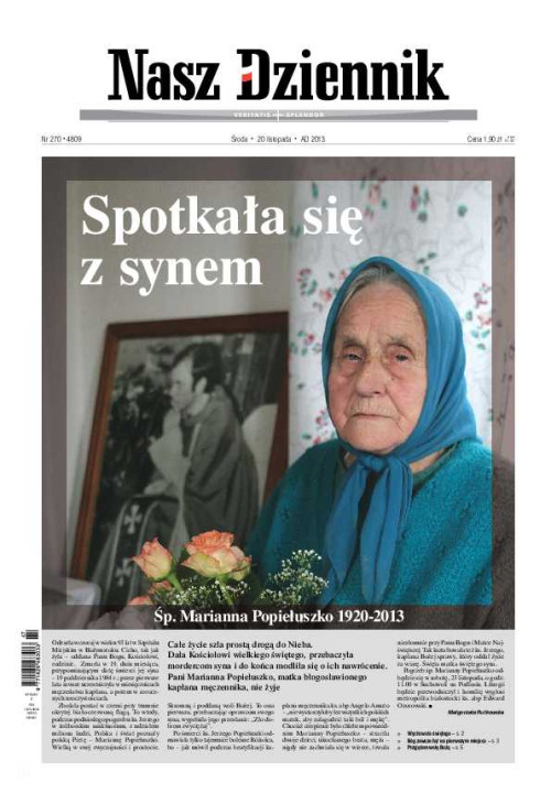 Nasz Dziennik z dnia 20.11.2013 wydanie PDF