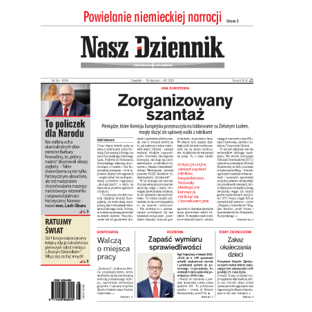 Nasz Dziennik z dnia 30.01.2025 wydanie PDF