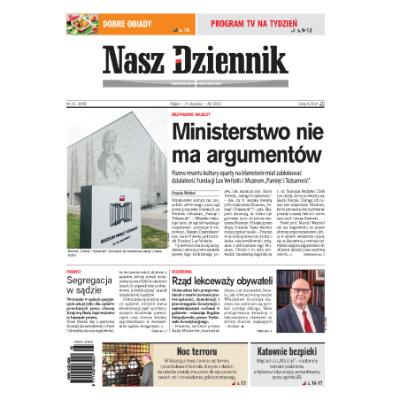 Nasz Dziennik z dnia 31.01.2025 wydanie PDF
