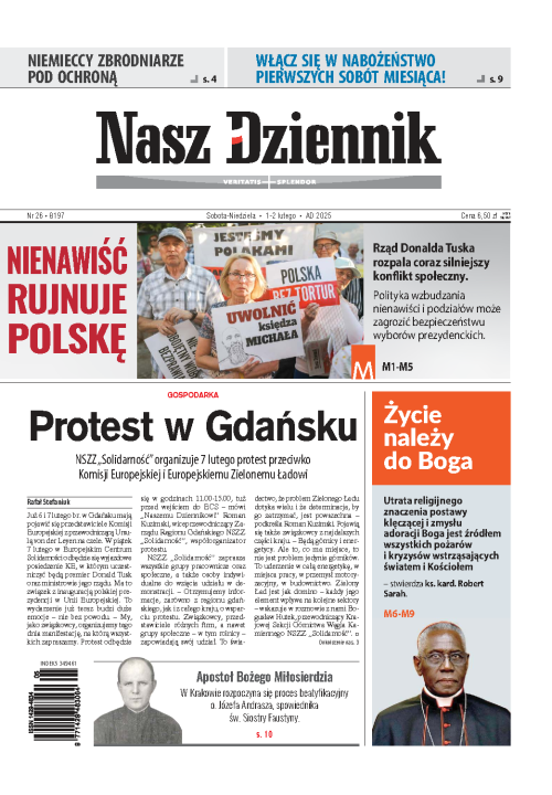 Nasz Dziennik z dnia 01.02.2025 wydanie PDF