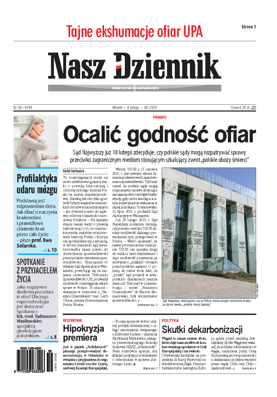 Nasz Dziennik z dnia 04.02.2025 wydanie PDF