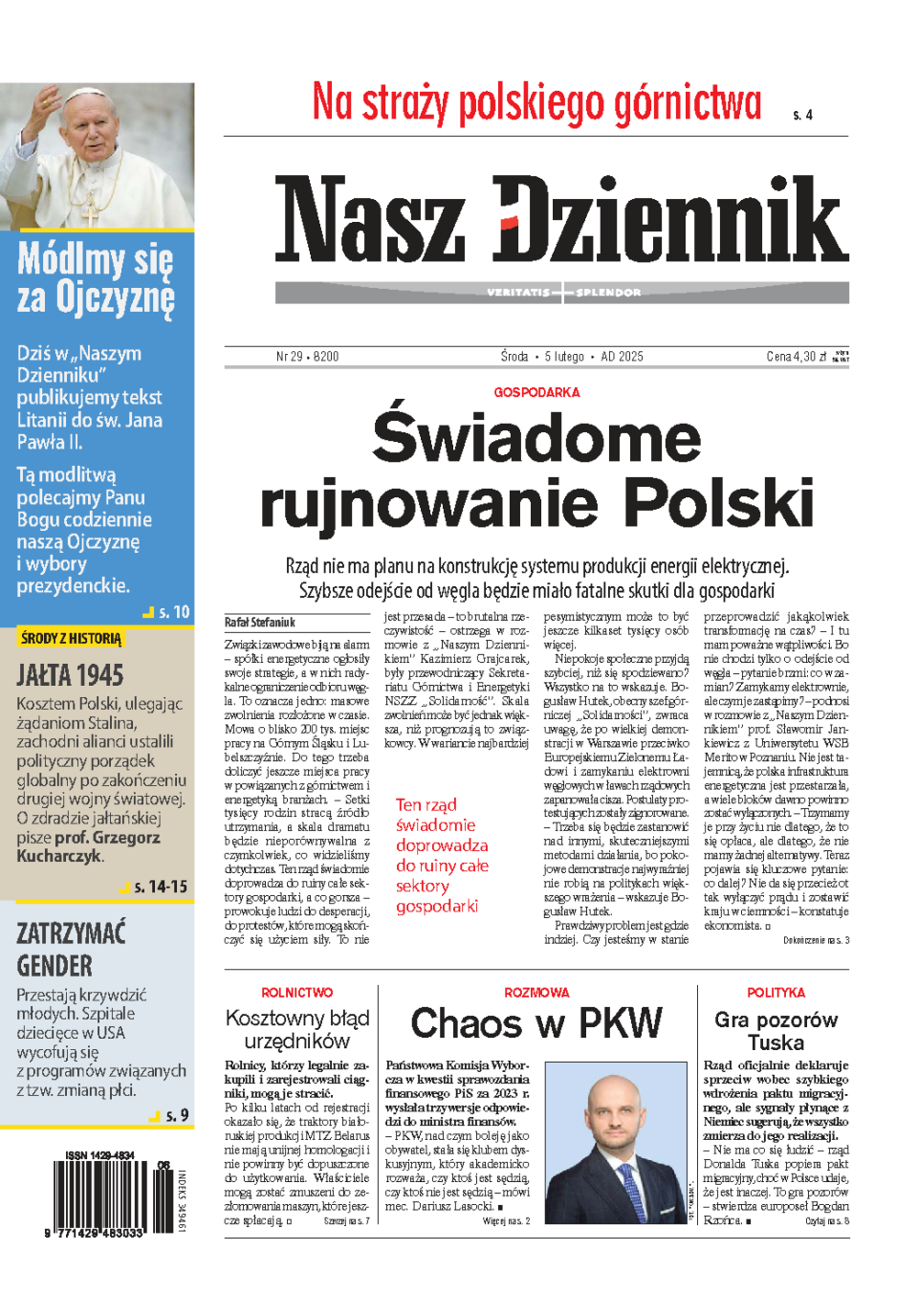 Nasz Dziennik z dnia 05.02.2025 wydanie PDF