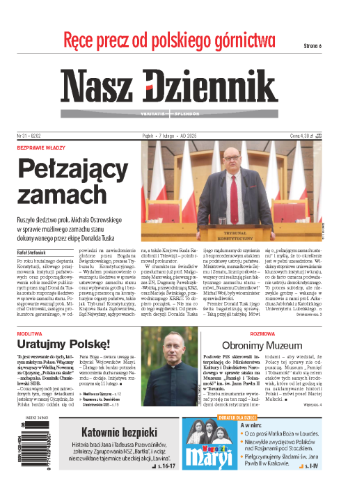 Nasz Dziennik z dnia 07.02.2025 wydanie PDF