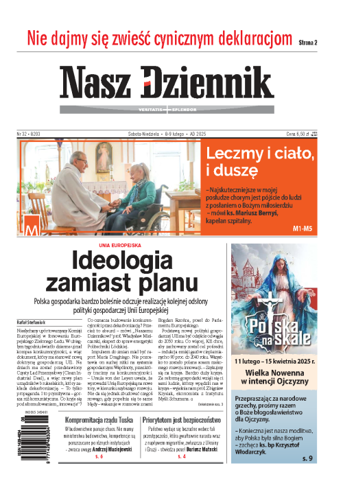 Nasz Dziennik z dnia 08.02.2025 wydanie PDF