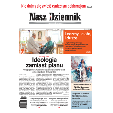 Nasz Dziennik z dnia 08.02.2025 wydanie PDF